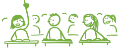 Icon zeigt eine Lerngruppe